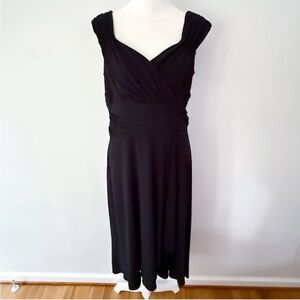 Vintage Women Y2K Babydoll Asymmetrical Dress Sz 8 Evening Party Dark Event